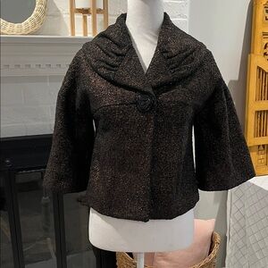 Beth Bowley Elegant Black and Gold Jacket